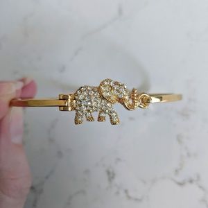 NWOT Kate Spade Dainty Sparklers Elephant Bangle
